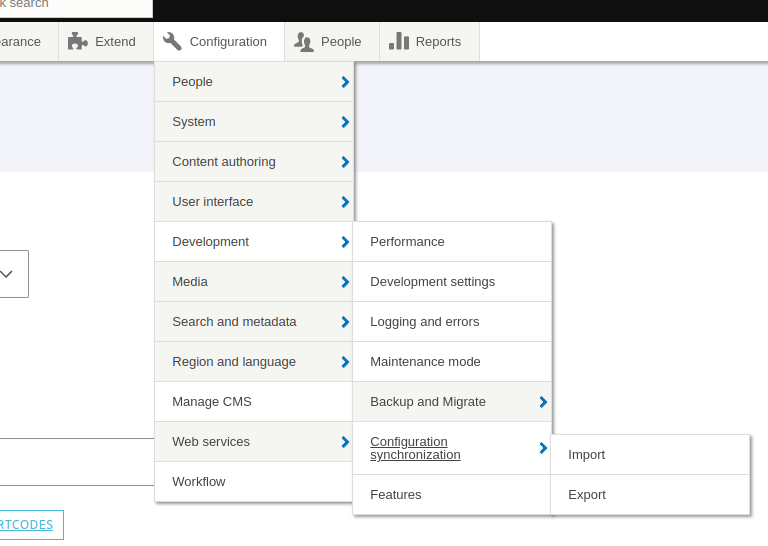 Go to Admin > Configuration > Development > Configuration Synchronization